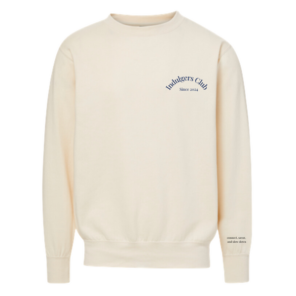 Indulgers Club' Cream Crewneck – Go Greek Yogurt Indulgers Club' Cream Crewneck – Go Greek Yogurt